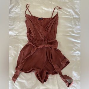 Abercrombie Women’s Burgundy Romper